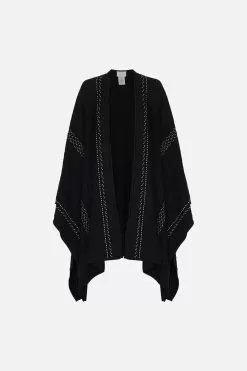 THROW OVER THE NIGHT IS NOIR -Fashion Store CAMILLA 00020664 THROW OVER THE NIGHT IS NOIR GHOST