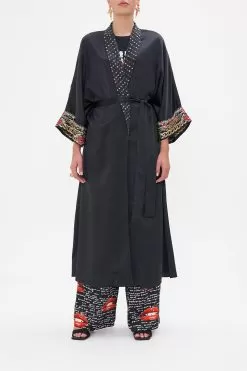 LONG ROBE WITH NARROW COLLAR RADICAL REBIRTH -Fashion Store CAMILLA 00020760 LONG ROBE WITH NARROW COLLAR RADICAL REBIRTH 4