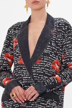 DOUBLE BREASTED SOFT JACKET CHAOS MAGIC -Fashion Store CAMILLA 00020776 DOUBLE BREASTED SOFT JACKET CHAOS MAGIC 5