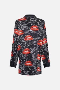 DOUBLE BREASTED SOFT JACKET CHAOS MAGIC -Fashion Store CAMILLA 00020776 DOUBLE BREASTED SOFT JACKET CHAOS MAGIC GHOST 2