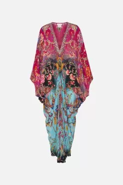 T SHAPE LONG KAFTAN WHAT LIES BENEATH -Fashion Store CAMILLA 00020817 T SHAPE LONG KAFTAN WHAT LIES BENEATH GHOST