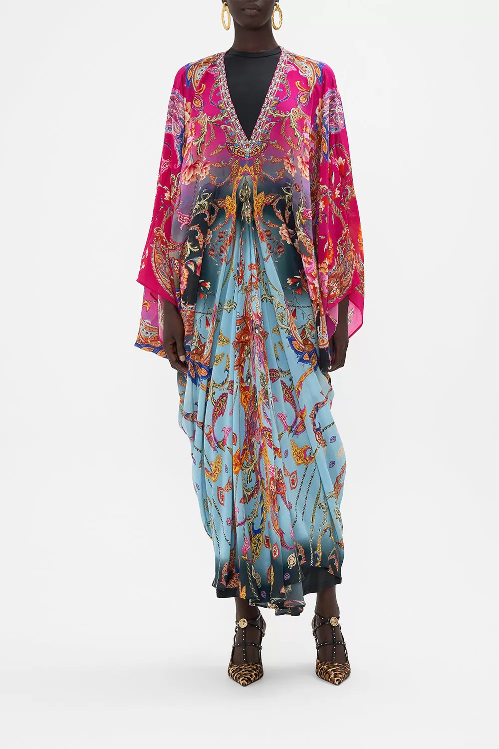 T SHAPE LONG KAFTAN WHAT LIES BENEATH - Image 7