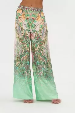 WIDE LEG WAISTED PANT LOST CITY -Fashion Store CAMILLA 00021010 WIDE LEG WAISTED PANT LOST CITY 4