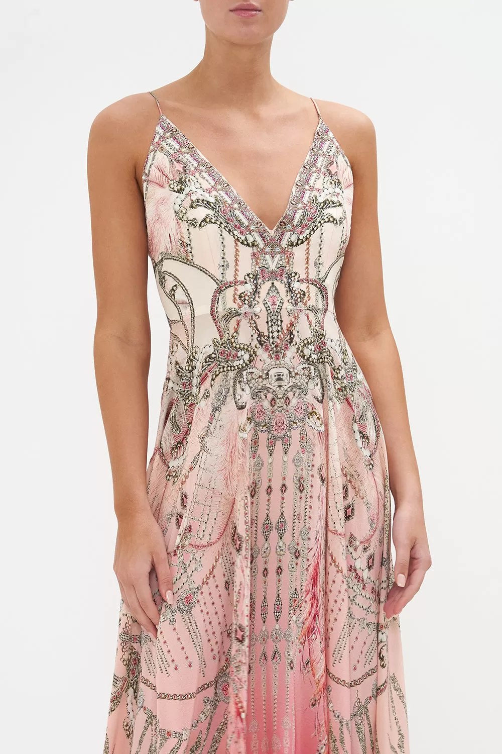 ROULEAUX STRAP V-NECK MIDI DRESS STARSHIP SISTAS 7 ROULEAUX STRAP V-NECK MIDI DRESS STARSHIP SISTAS - Image 5