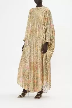 HIGH COLLAR KAFTAN WITH TIE QUEEN ATLANTIS -Fashion Store CAMILLA 00021110 HIGH COLLAR KAFTAN WITH TIE QUEEN ATLANTIS 2