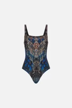 UNDERWIRE SQUARE NECK ONE PIECE GROUND CONTROL 9 UNDERWIRE SQUARE NECK ONE PIECE GROUND CONTROL -Fashion Store CAMILLA 00021148 UNDERWIRE SQUARE NECK ONE PIECE GROUND CONTROL GHOST