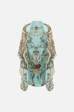 SILK SHRUG ADIEU YESTERDAY -Fashion Store CAMILLA 00021328 SILK SHRUG ADIEU YESTERDAY GHOST