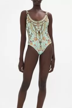 SCOOP ONE PIECE WITH TRIMS ADIEU YESTERDAY -Fashion Store CAMILLA 00021387 SCOOP ONE PIECE WITH TRIMS ADIEU YESTERDAY 4