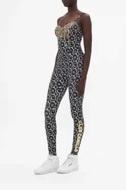 V NECK CATSUIT LEOS SKY -Fashion Store CAMILLA 00021398 V NECK CATSUIT LEOS SKY 2