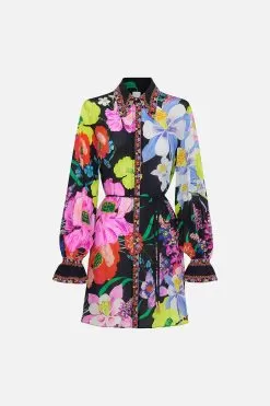 SHIFT SHIRT DRESS AWAY WITH THE FAIRIES -Fashion Store CAMILLA 00021521 SHIFT SHIRT DRESS AWAY WITH THE FAIRIES GHOST