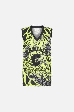 ACTIVE BASKETBALL TOP KAT KINGDOM -Fashion Store CAMILLA 00021596 ACTIVE BASKETBALL TOP KAT KINGDOM GHOST