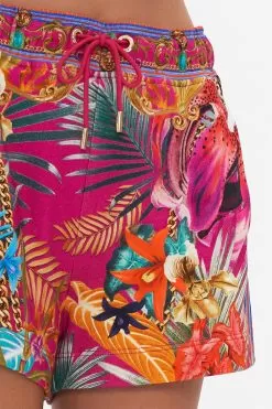 TERRY SHORT WITH CONTRAST STRIPE GAIAS GIRL -Fashion Store CAMILLA 00021617 TERRY SHORT WITH CONTRAST STRIPE GIAIS GIRL 5