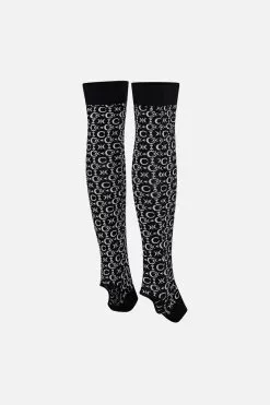 KNITTED SLOUCH LEG WARMERS LEOS SKY 9 KNITTED SLOUCH LEG WARMERS LEOS SKY -Fashion Store CAMILLA 00021646 KNITTED SLOUCH LEG WARMERS LEOS SKY GHOST 3