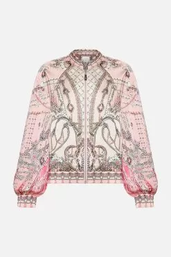 PANELLED SLEEVE BLOUSON BOMBER STARSHIP SISTAS 10 PANELLED SLEEVE BLOUSON BOMBER STARSHIP SISTAS -Fashion Store CAMILLA 00021658 PANELLED SLEEVE BLOUSON BOMBER STARSHIP SISTAS GHOST 1