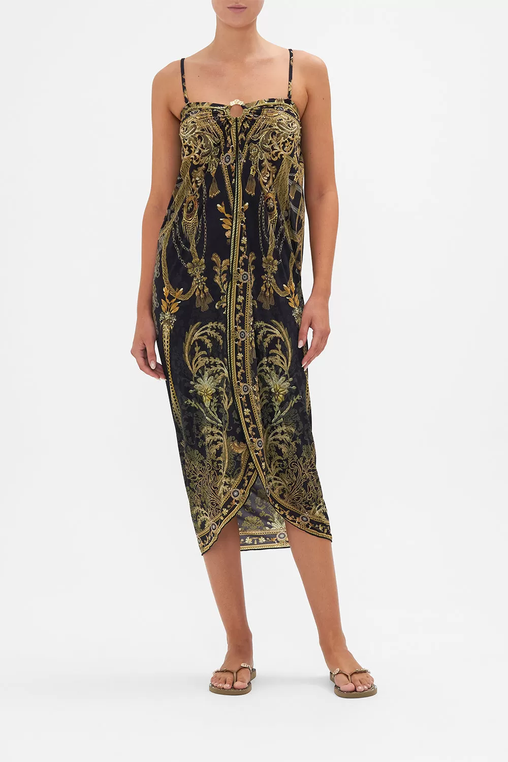 RING TRIM LONG SARONG THE NIGHT IS NOIR