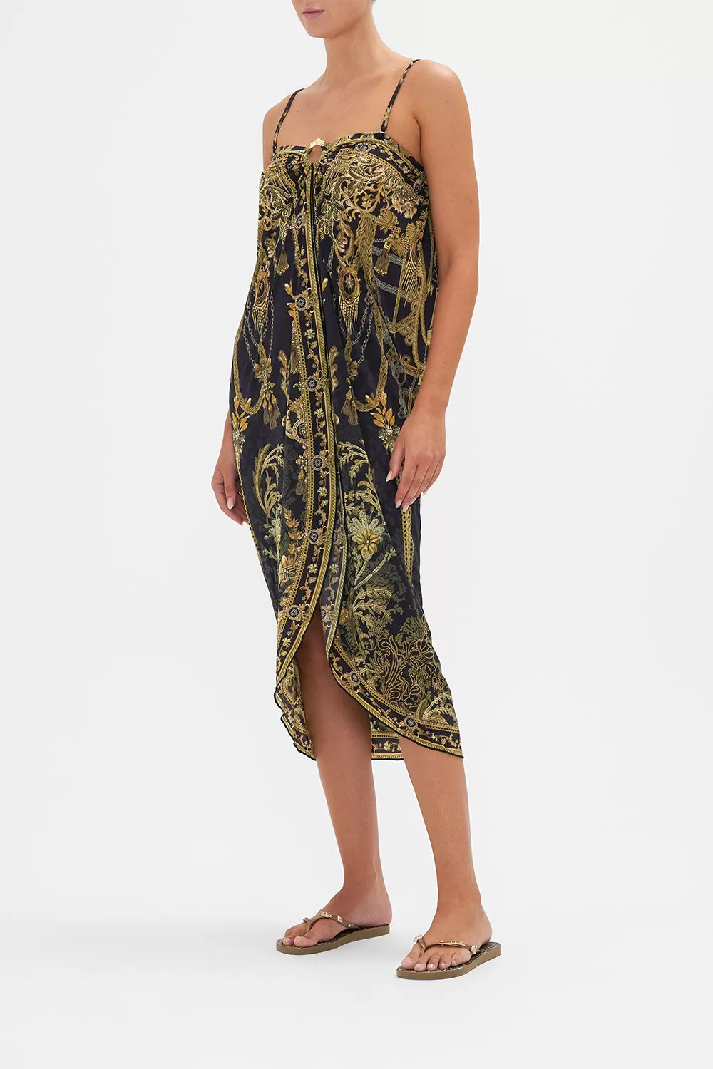 RING TRIM LONG SARONG THE NIGHT IS NOIR - Image 4