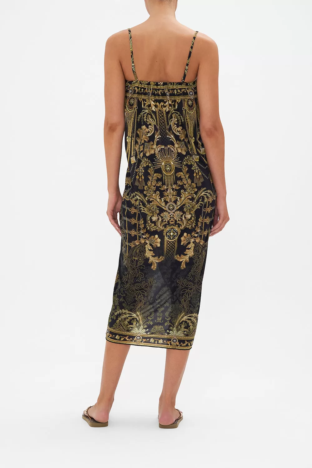 RING TRIM LONG SARONG THE NIGHT IS NOIR - Image 2