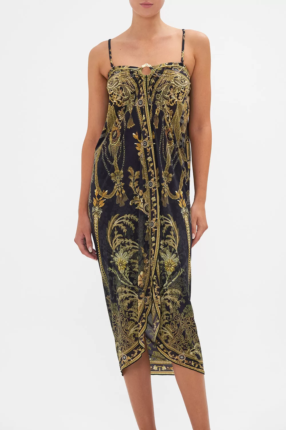 RING TRIM LONG SARONG THE NIGHT IS NOIR - Image 5