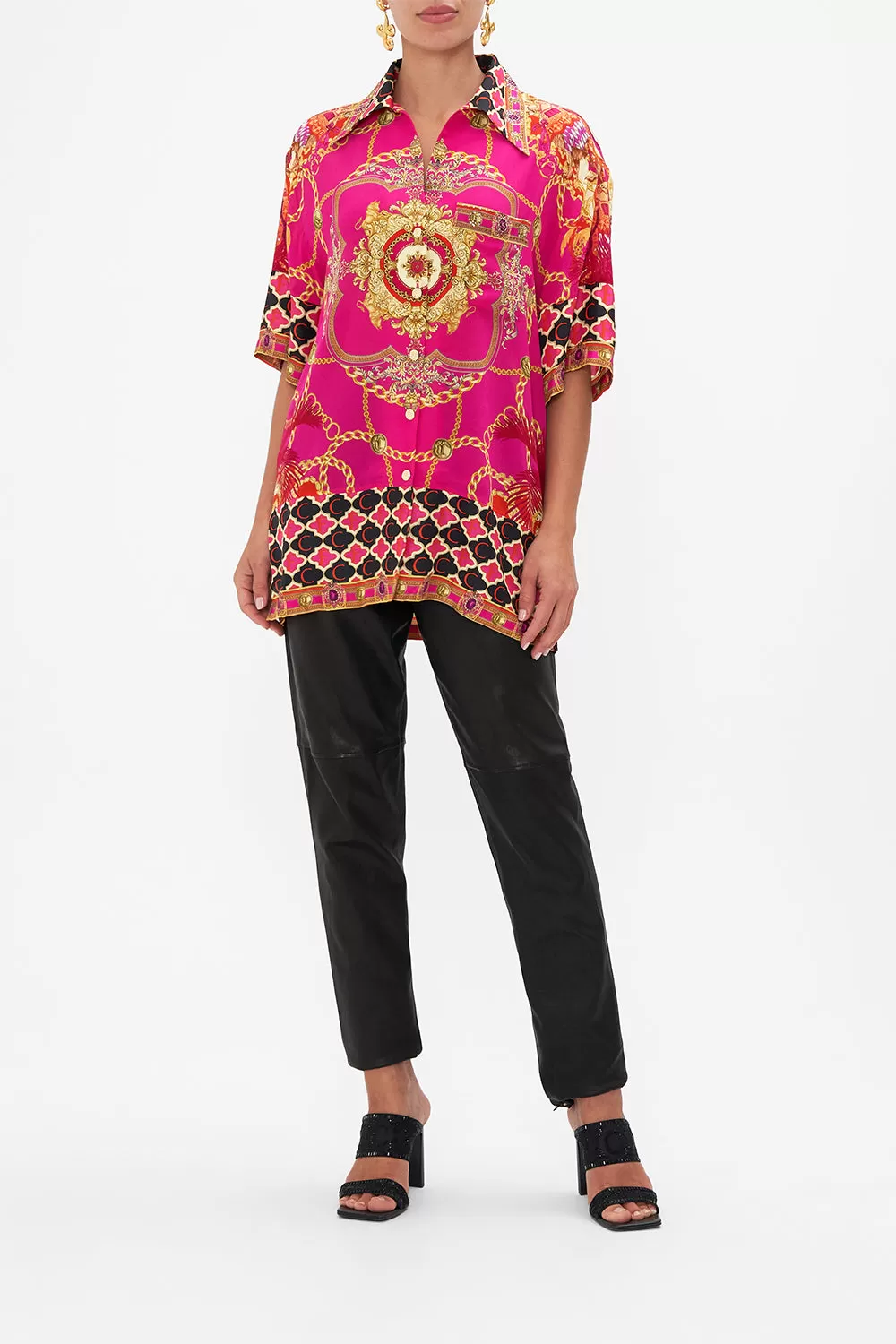 OVERSIZED SHIRT WITH POCKET WILD AND RUNNING - Image 2