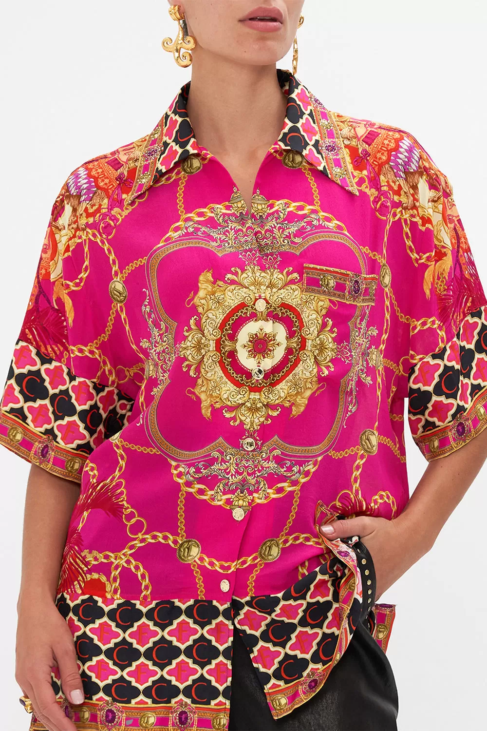 OVERSIZED SHIRT WITH POCKET WILD AND RUNNING - Image 6