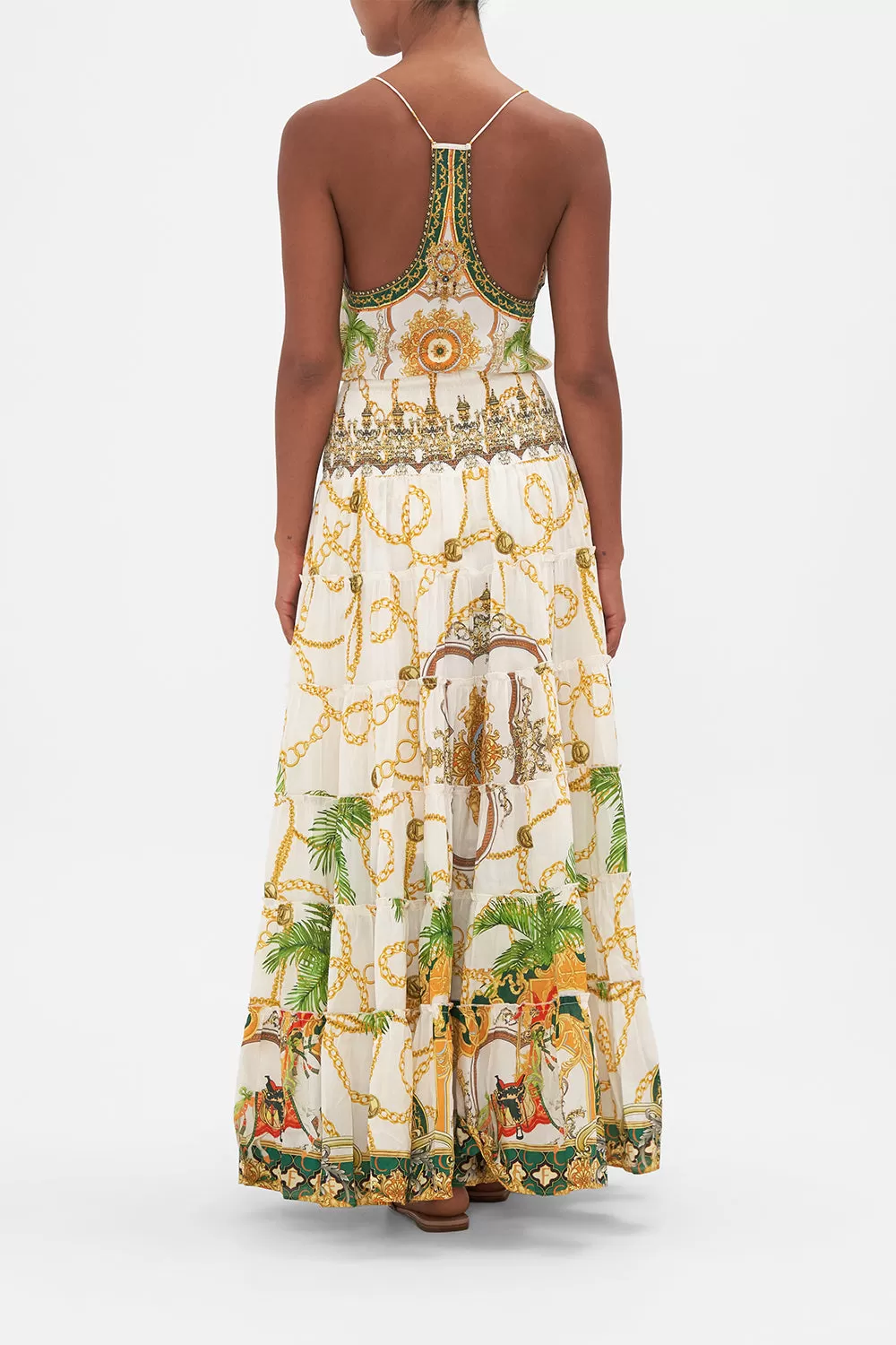 SHIRRED WAIST TIERED CIRCLE SKIRT MY SWEET DEVOTION 5 SHIRRED WAIST TIERED CIRCLE SKIRT MY SWEET DEVOTION - Image 3