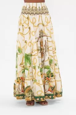 SHIRRED WAIST TIERED CIRCLE SKIRT MY SWEET DEVOTION 12 SHIRRED WAIST TIERED CIRCLE SKIRT MY SWEET DEVOTION -Fashion Store CAMILLA 00022014 SHIRRED WAIST TIERED CIRCLE SKIRT MY SWEET DEVOTION 4