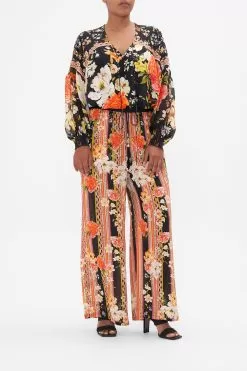 BLOUSON BLOUSE WITH NECK TIE SECRET HISTORY