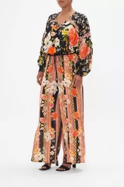 BLOUSON BLOUSE WITH NECK TIE SECRET HISTORY -Fashion Store CAMILLA 00022068 BLOUSON BLOUSE WITH NECK TIE SECRET HISTORY 4