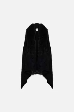 SHEARLING CAPE BOSS OF THE BRUMBIES -Fashion Store CAMILLA 00022076 SHEARLING CAPE BOSS OF THE BRUMBIES GHOST