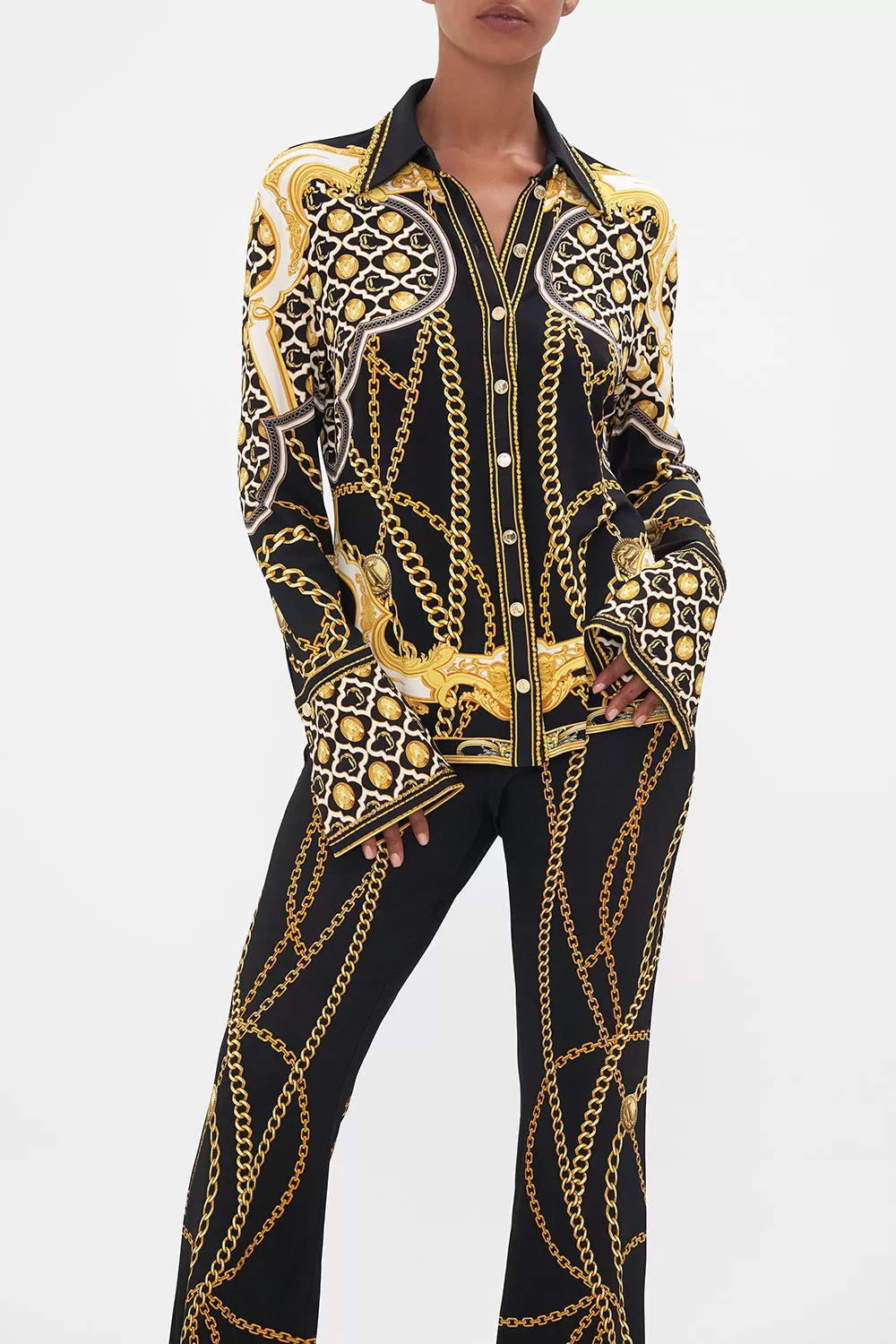 FITTED JERSEY SHIRT TETHER ME NOT 6 FITTED JERSEY SHIRT TETHER ME NOT - Image 4