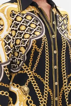 FITTED JERSEY SHIRT TETHER ME NOT 12 FITTED JERSEY SHIRT TETHER ME NOT -Fashion Store CAMILLA 00022154 FITTED JERSEY SHIRT TETHER ME NOT 5