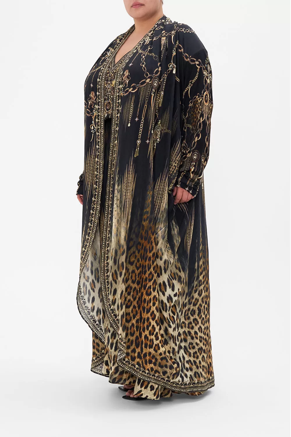 LONG CASUAL JACKET WITH POCKETS JUNGLE DREAMING - Image 7