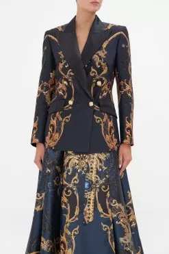 DOUBLE BREASTED SUIT JACKET MOONLIGHT MELODIES 11 DOUBLE BREASTED SUIT JACKET MOONLIGHT MELODIES -Fashion Store CAMILLA 00022211 DOUBLE BREASTED SUIT JACKET MOONLIGHT MELODIES 4