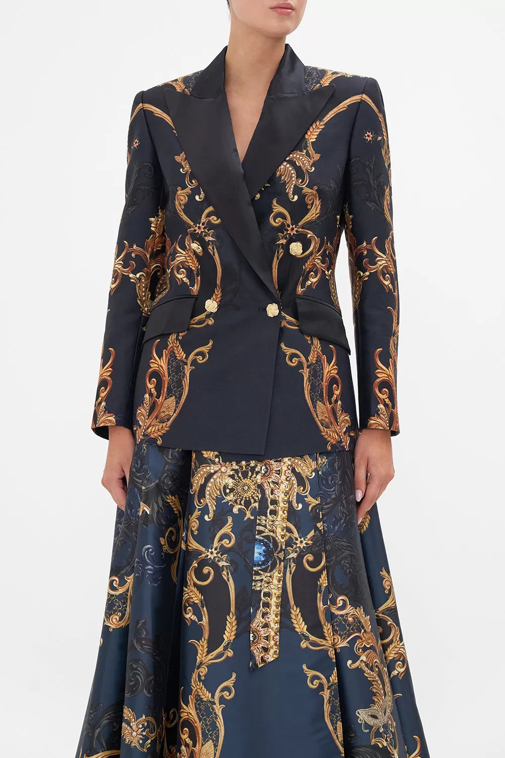 DOUBLE BREASTED SUIT JACKET MOONLIGHT MELODIES 6 DOUBLE BREASTED SUIT JACKET MOONLIGHT MELODIES - Image 4