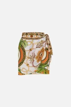 SHORT DRAPED SARONG MY SWEET DEVOTION 14 SHORT DRAPED SARONG MY SWEET DEVOTION -Fashion Store CAMILLA 00022278 SHORT DRAPED SARONG MY SWEET DEVOTION GHOST 1