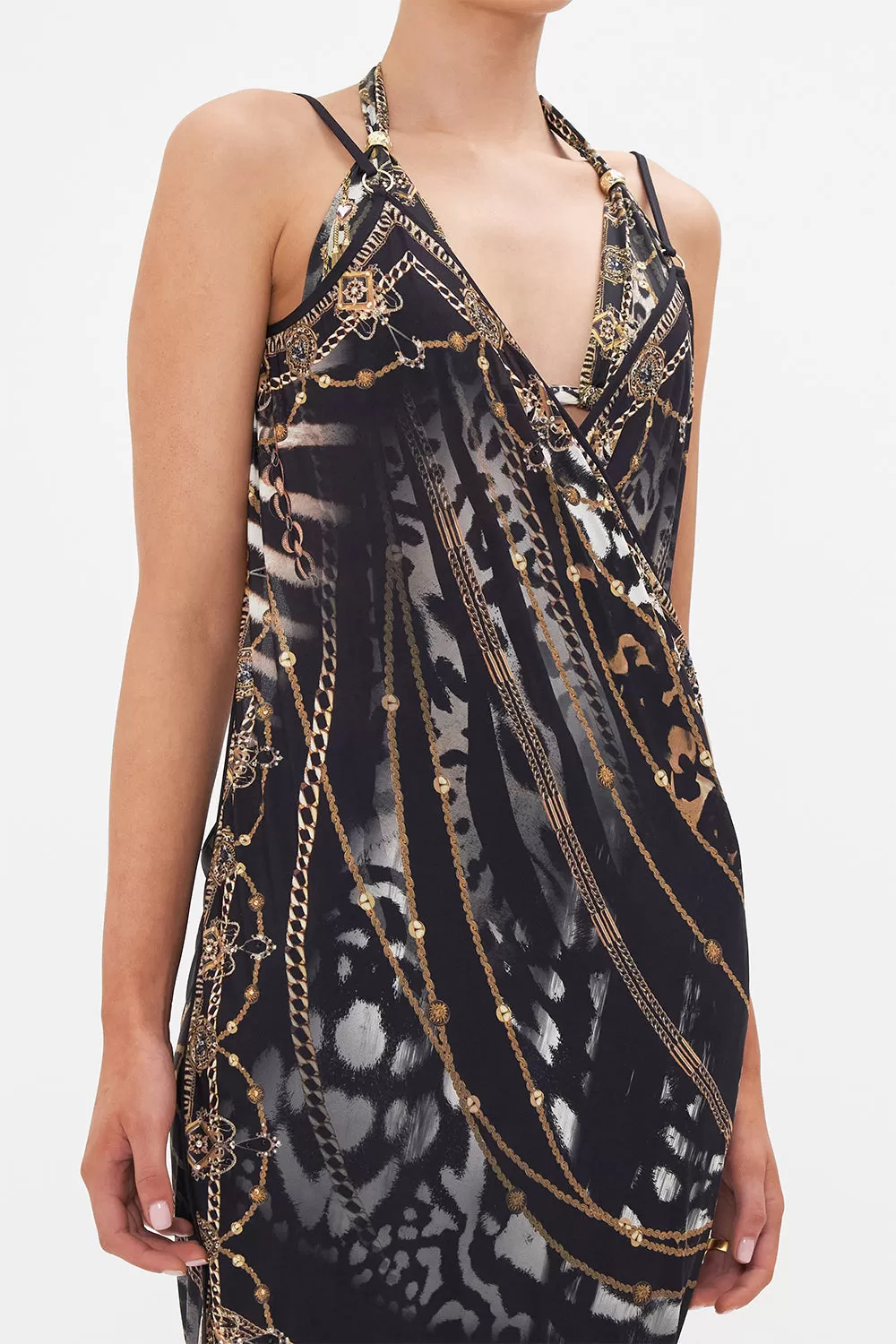 SARONG WITH STRAPS AND TRIM DETAIL UNTAMED ROYALTY 8 SARONG WITH STRAPS AND TRIM DETAIL UNTAMED ROYALTY - Image 6