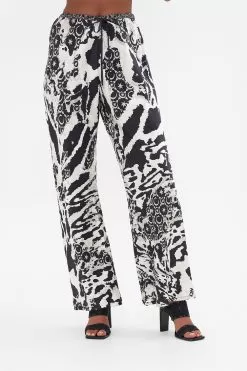 BIAS CUT DRAWSTRING PANT FELINE FANTASY -Fashion Store CAMILLA 00022347 BIAS CUT DRAWSTRING PANT FELINE FANTASY 4