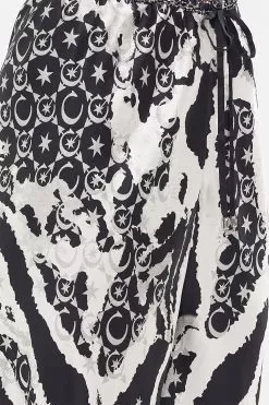 BIAS CUT DRAWSTRING PANT FELINE FANTASY -Fashion Store CAMILLA 00022347 BIAS CUT DRAWSTRING PANT FELINE FANTASY 5