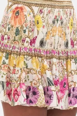 SHORT SHIRRED SKIRT DESTINY CALLING -Fashion Store CAMILLA 00022401 SHORT SHIRRED SKIRT DESTINY CALLING 5