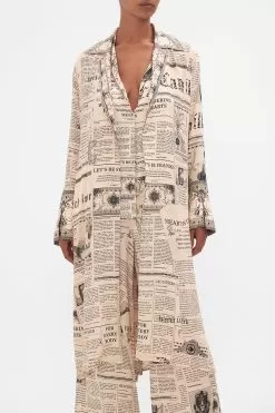 SPLIT CUFF SOFT COAT FAME FEVER -Fashion Store CAMILLA 00022414 SPLIT CUFF SOFT COAT FAME FEVER 4