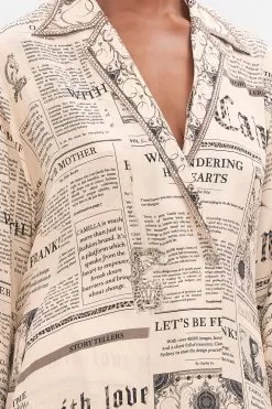 SPLIT CUFF SOFT COAT FAME FEVER -Fashion Store CAMILLA 00022414 SPLIT CUFF SOFT COAT FAME FEVER 5