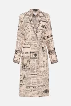 SPLIT CUFF SOFT COAT FAME FEVER -Fashion Store CAMILLA 00022414 SPLIT CUFF SOFT COAT FAME FEVER GHOST