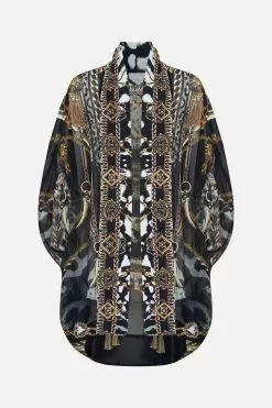 OPEN FRONT CARDI CAPE UNTAMED ROYALTY -Fashion Store CAMILLA 00022526 OPEN FRONT CARDI CAPE UNTAMED ROYALTY GHOST 09275db8 c811 4477 8a53 e017bcfa40d3