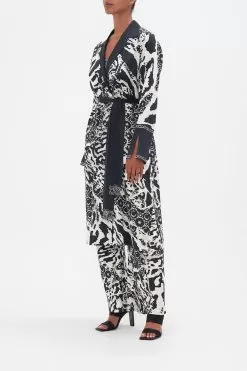 SPLIT CUFF SOFT COAT FELINE FANTASY -Fashion Store CAMILLA 00022639 SPLIT CUFF SOFT COAT FELINE FANTASY 2