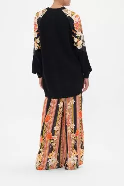 WOOL CASHMERE BLEND SPLICED SHOULDER JUMPER SECRET HISTORY 10 WOOL CASHMERE BLEND SPLICED SHOULDER JUMPER SECRET HISTORY -Fashion Store CAMILLA 00022658 SILK SPLICED SHOULDER JUMPER SECRET HISTORY 3