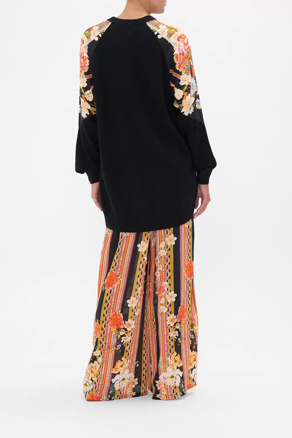 WOOL CASHMERE BLEND SPLICED SHOULDER JUMPER SECRET HISTORY 5 WOOL CASHMERE BLEND SPLICED SHOULDER JUMPER SECRET HISTORY - Image 3