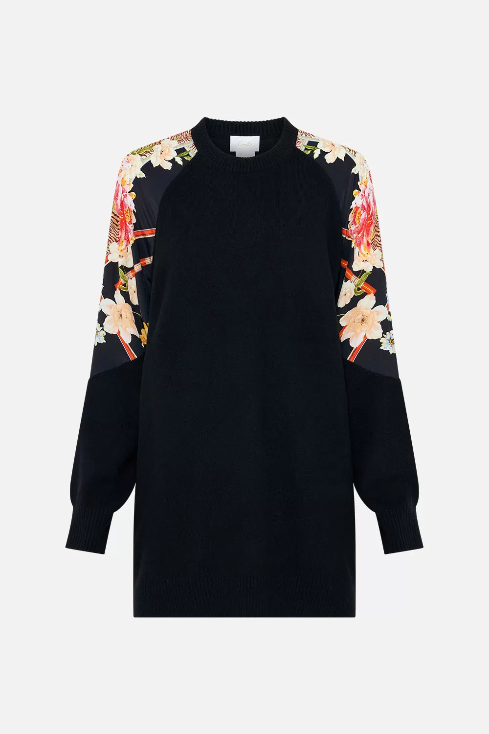 WOOL CASHMERE BLEND SPLICED SHOULDER JUMPER SECRET HISTORY 8 WOOL CASHMERE BLEND SPLICED SHOULDER JUMPER SECRET HISTORY - Image 6