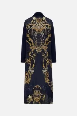 KNITTED CASUAL JACKET WITH SILK BACK MOONLIGHT MELODIES -Fashion Store CAMILLA 00022663 KNITTEDCASUALJACKETWSILKBACK MOONLIGHTMELODIES GHOST 2