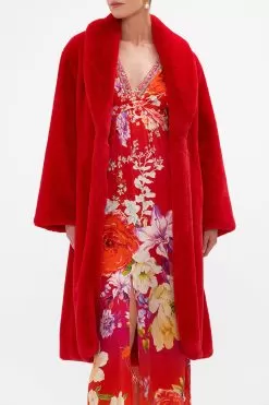 LONG TEDDY COAT KISS AND TELL -Fashion Store CAMILLA 00022717 LONG TEDDY COAT KISS AND TELL 4