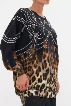 OVERSIZED SWEATER JUNGLE DREAMING -Fashion Store CAMILLA 00022758 JUNGLE DREAMING OVERSIZED SWEATER 5